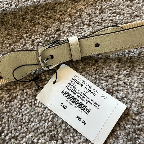 Gucci Logo Fabric Belt - Picture 3 of 7